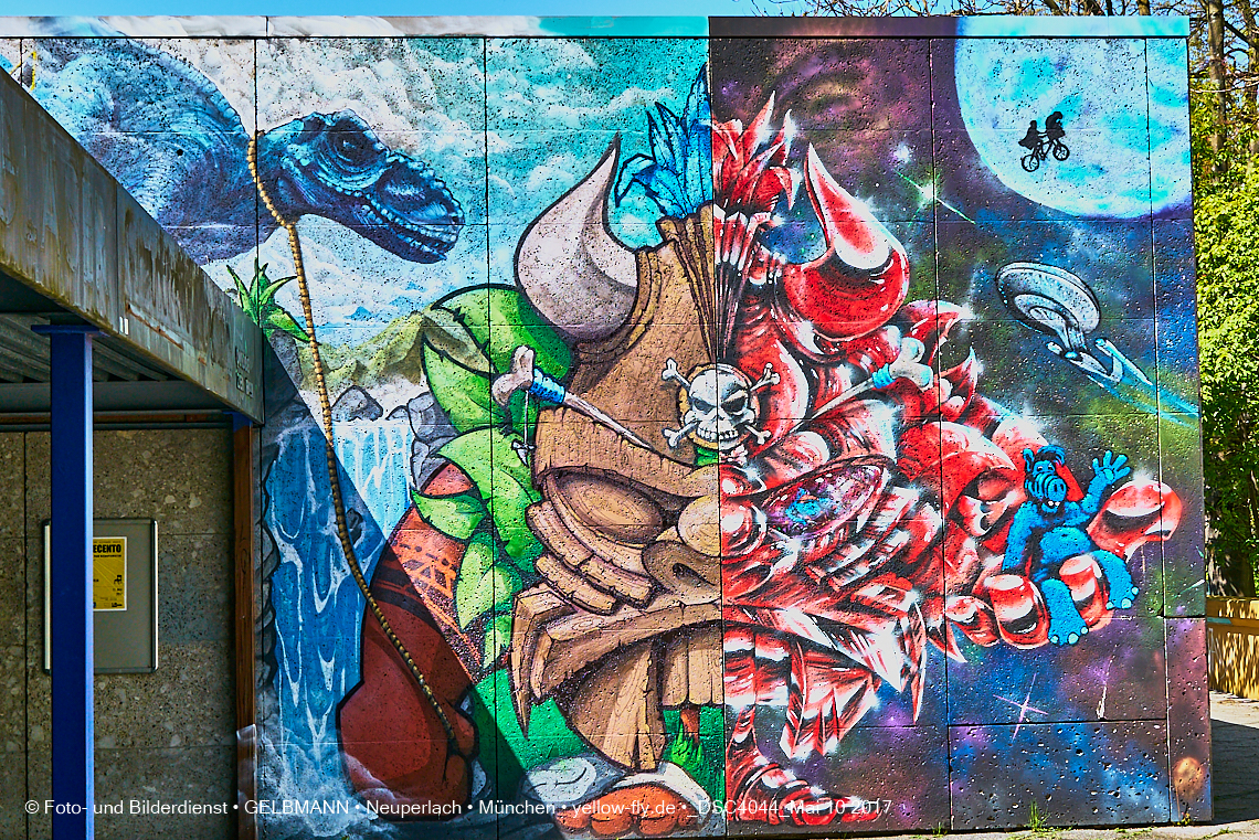 21.03.2017 - Abrissbaustelle Quiddezentrum in Neuperlach